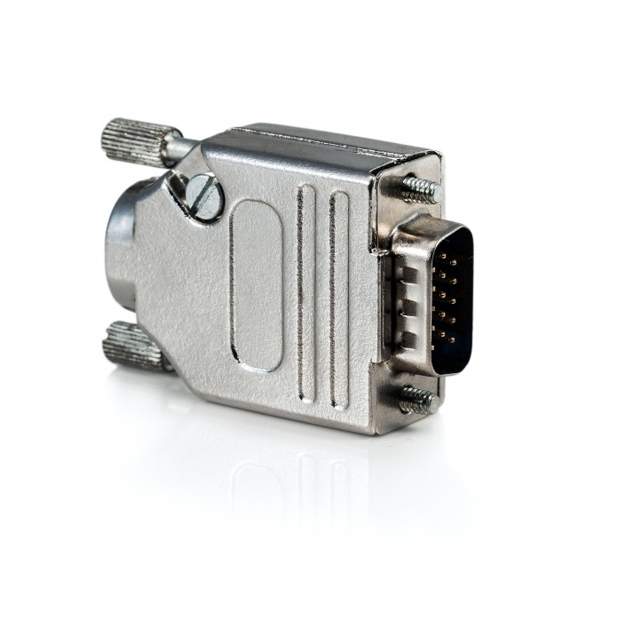 15-Pins Flat Connector D15 Male