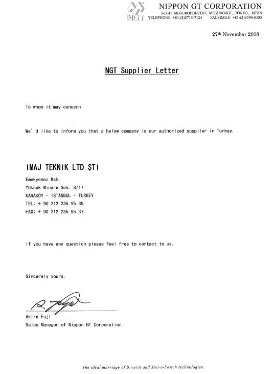 Nippon GT Türkiye Distribütörü