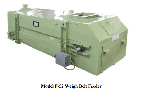 Weigh Belt Feeder Model F-52 
