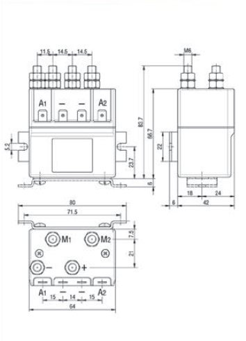 TLD 18 Tip DC Kontaktör